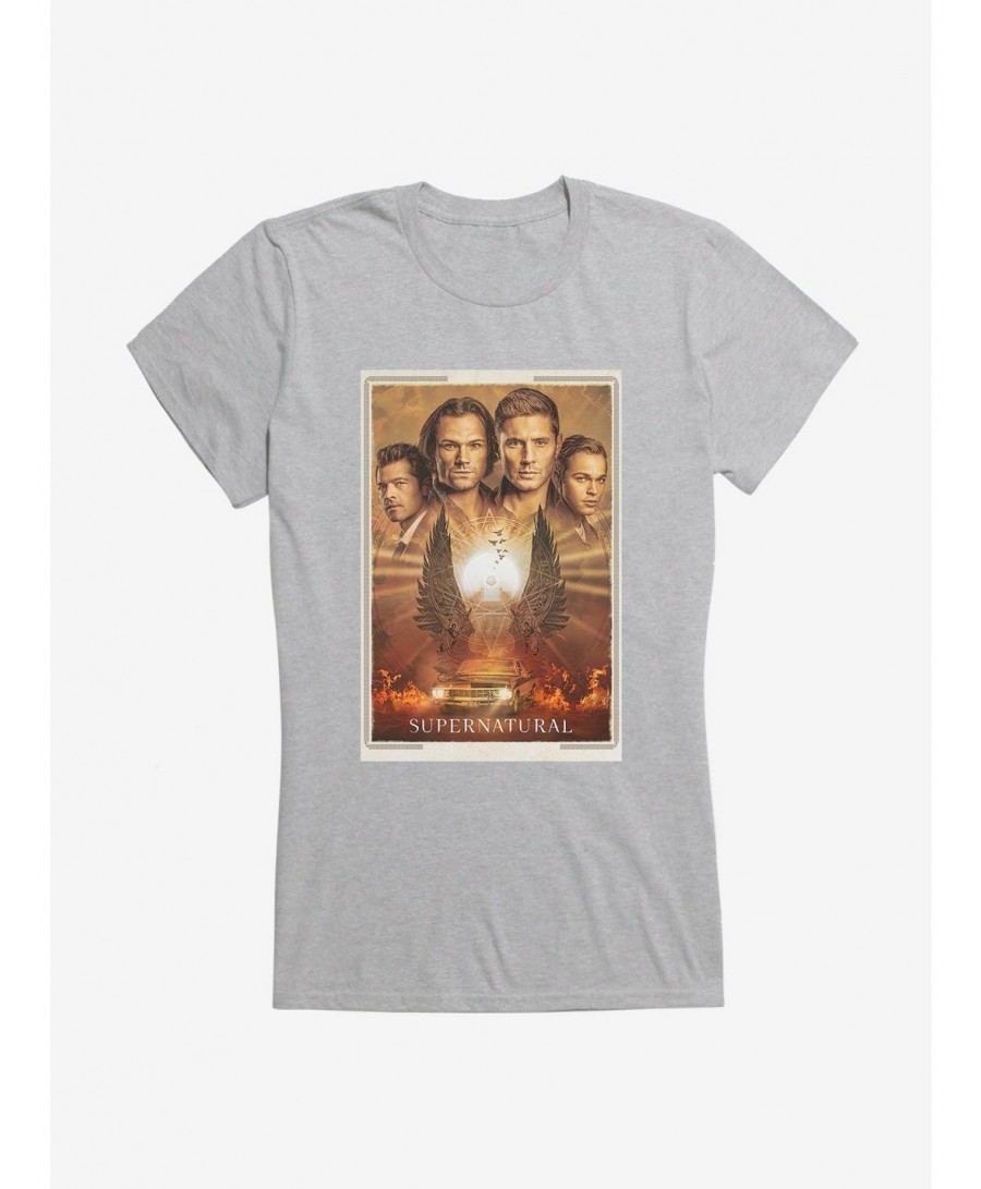 Low Price Supernatural Key Team Girls T-Shirt $7.17 T-Shirts