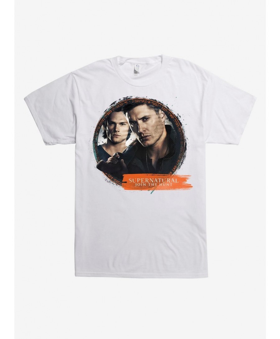 Limited-time Offer Supernatural Sam and Dean Join The Hunt T-Shirt $5.93 T-Shirts