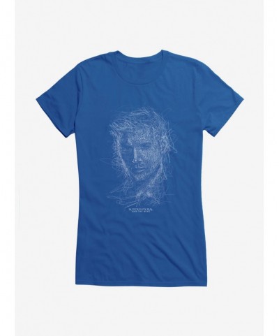 Wholesale Supernatural Dean Squiggle Sketch Girl's T-Shirt $6.97 T-Shirts