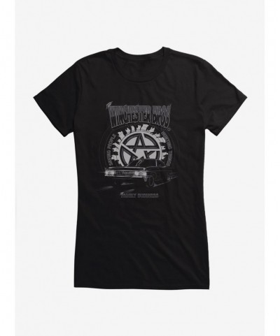 Crazy Deals Supernatural Winchester Bros Girls T-Shirt $5.98 T-Shirts