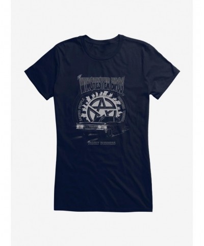 Crazy Deals Supernatural Winchester Bros Girls T-Shirt $5.98 T-Shirts