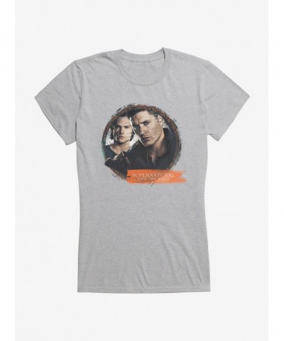 High Quality Supernatural Sam and Dean Join The Hunt Girls T-Shirt $7.97 T-Shirts