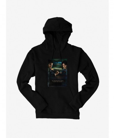 Hot Selling Supernatural Winchester Brothers Car Ride Hoodie $14.73 Hoodies