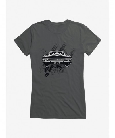 Premium Supernatural Join The Hunt Impala Girls T-Shirt $7.57 T-Shirts