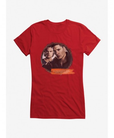 High Quality Supernatural Sam and Dean Join The Hunt Girls T-Shirt $7.97 T-Shirts