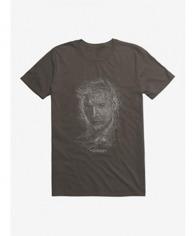 Pre-sale Supernatural Dean Squiggle Sketch T-Shirt $6.12 T-Shirts