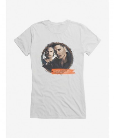 High Quality Supernatural Sam and Dean Join The Hunt Girls T-Shirt $7.97 T-Shirts