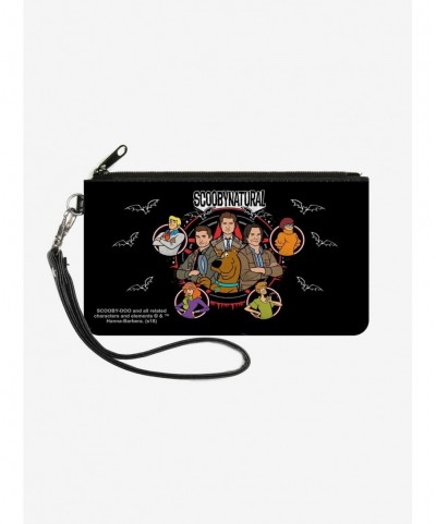 Absolute Discount Scoobynatural 8 Characters Pentagram Wallet Canvas Zip Clutch $8.57 Clutches