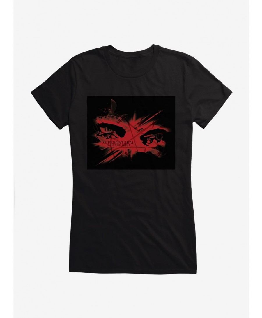 Absolute Discount Supernatural Eyes Girls T-Shirt $9.96 T-Shirts