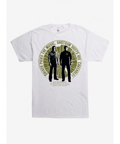 Pre-sale Supernatural Shotgun Shuts His Cakehole T-Shirt $6.69 T-Shirts