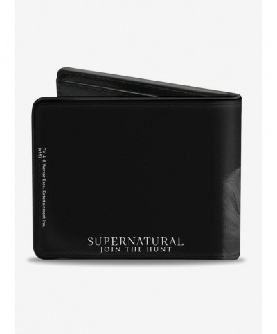 Discount Sale Supernatural Castiel Pose Im The One Who Gripped You Bi-fold Wallet $9.07 Wallets