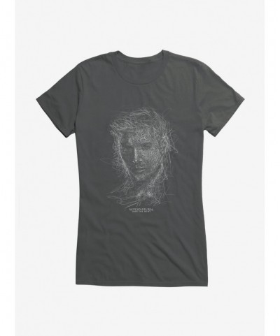 Crazy Deals Supernatural Dean Squiggle Sketch Girl's T-Shirt $7.17 T-Shirts