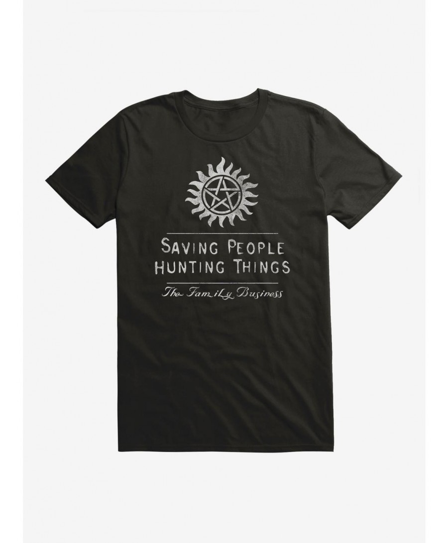 Discount Supernatural The Family Business T-Shirt $7.46 T-Shirts