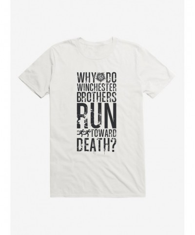 High Quality Supernatural Run Toward Death T-Shirt $5.74 T-Shirts