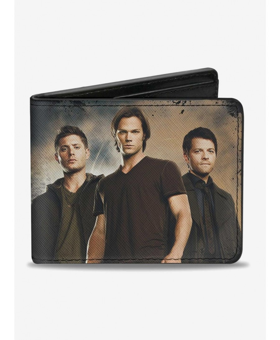 Huge Discount Supernatural Dean Sam Castiel Nothing In Our Lives Is Simple Bi-Fold Wallet $8.88 Wallets