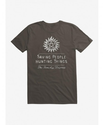 Discount Supernatural The Family Business T-Shirt $7.46 T-Shirts