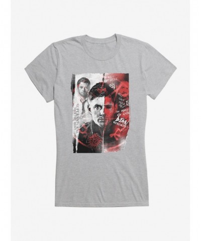 High Quality Supernatural Dean Good vs. Evil Girls T-Shirt $8.37 T-Shirts