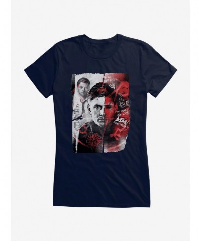 High Quality Supernatural Dean Good vs. Evil Girls T-Shirt $8.37 T-Shirts