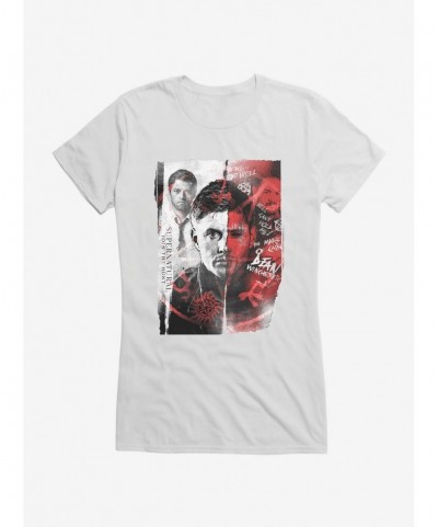 High Quality Supernatural Dean Good vs. Evil Girls T-Shirt $8.37 T-Shirts