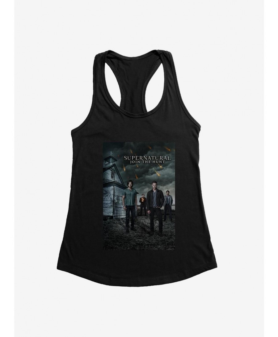 Unique Supernatural Join The Hunt Poster Girls Tank $7.77 Tanks