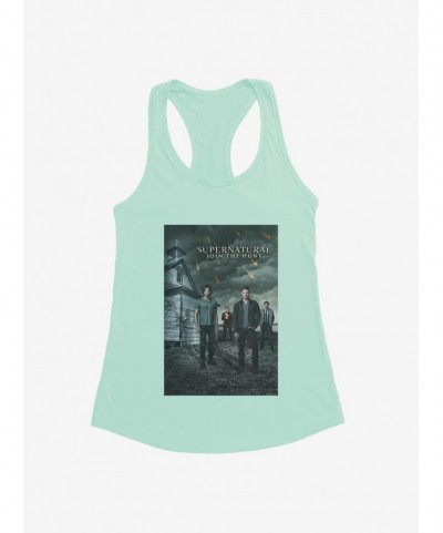 Unique Supernatural Join The Hunt Poster Girls Tank $7.77 Tanks