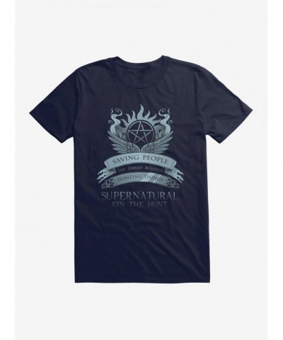 Seasonal Sale Supernatural Join The Hunt T-Shirt $7.65 T-Shirts