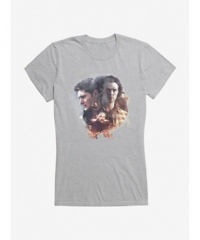 Premium Supernatural Sam, Dean and Crowley Girls T-Shirt $6.97 T-Shirts