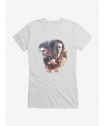 Premium Supernatural Sam, Dean and Crowley Girls T-Shirt $6.97 T-Shirts