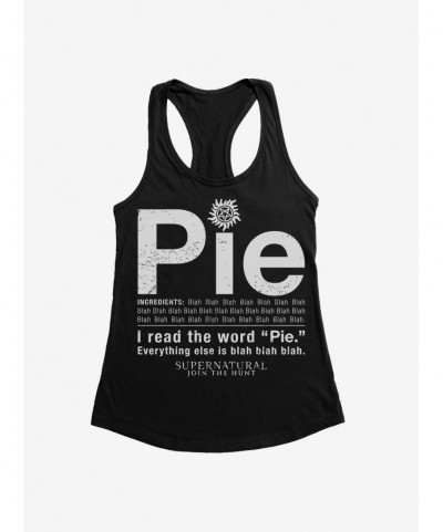 Trendy Supernatural Pie Girl's Tank $6.57 Tanks