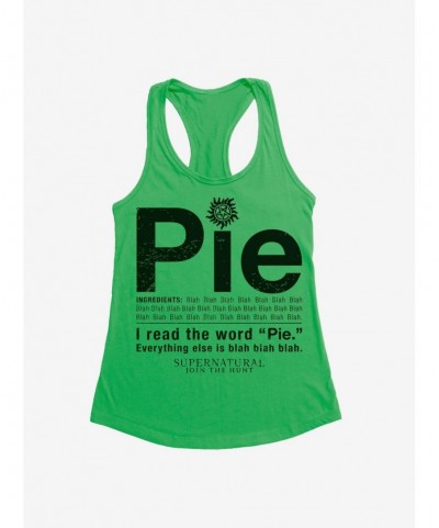 Trendy Supernatural Pie Girl's Tank $6.57 Tanks