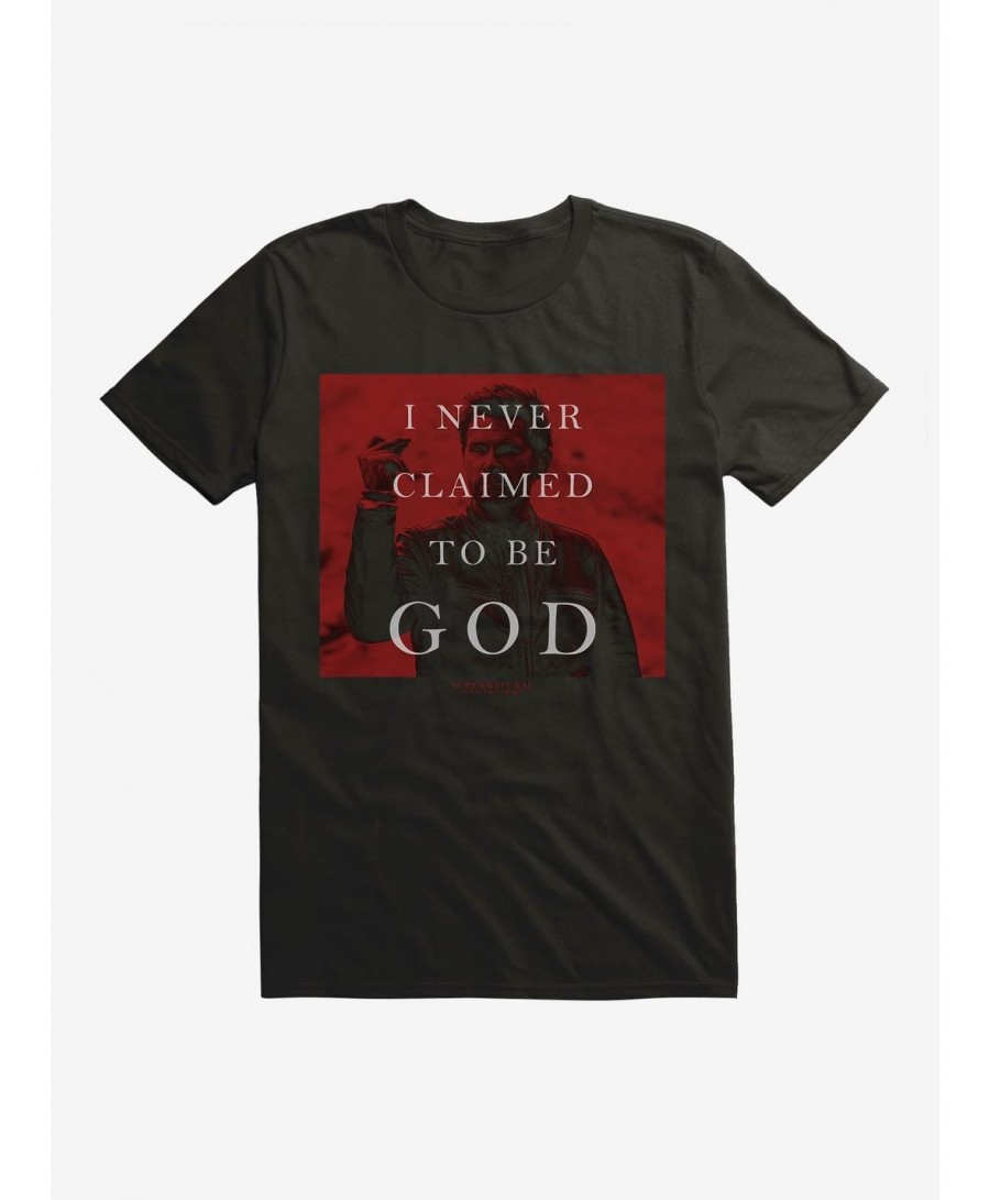 Limited Time Special Supernatural I Never Claimed To Be God T-Shirt $7.65 T-Shirts