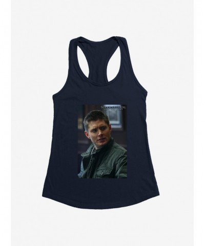 Pre-sale Supernatural Dean Winchester Concerned Girls Tank $5.98 Tanks