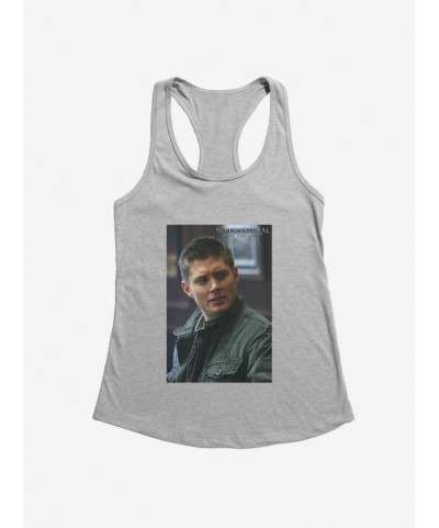 Pre-sale Supernatural Dean Winchester Concerned Girls Tank $5.98 Tanks