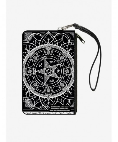 Pre-sale Discount Supernatural Devils Trap Symbol Clutch Wallet $7.94 Wallets