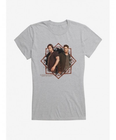 Unique Supernatural Sam and Dean Girls T-Shirt $7.97 T-Shirts