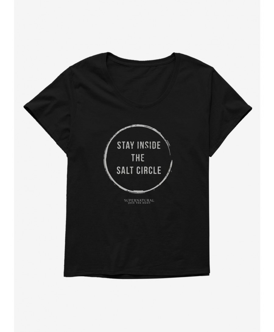 Crazy Deals Supernatural Salt Circle Girls Plus Size T-Shirt $9.48 T-Shirts