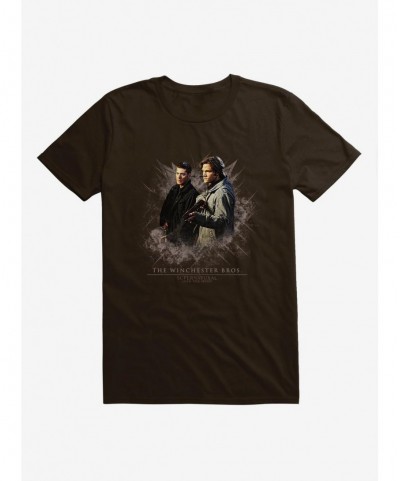 Hot Selling Supernatural Winchester Brothers Hunt T-Shirt $8.41 T-Shirts