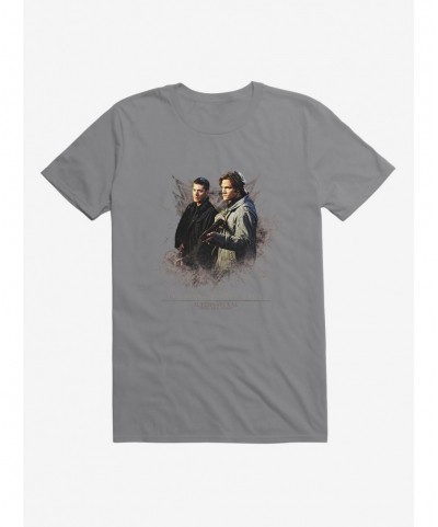 Hot Selling Supernatural Winchester Brothers Hunt T-Shirt $8.41 T-Shirts