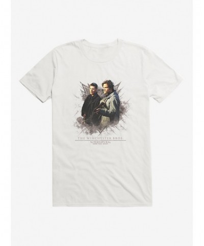 Hot Selling Supernatural Winchester Brothers Hunt T-Shirt $8.41 T-Shirts