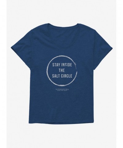 Crazy Deals Supernatural Salt Circle Girls Plus Size T-Shirt $9.48 T-Shirts