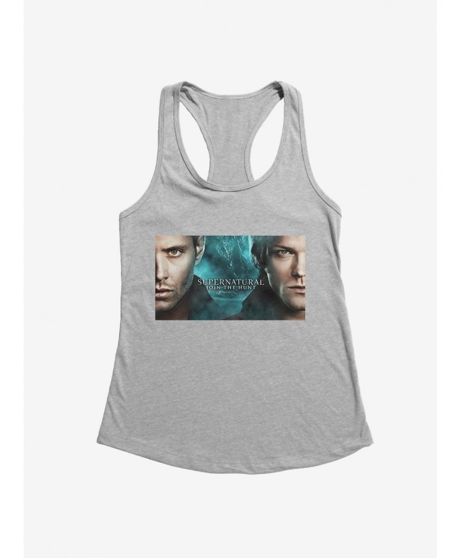 Limited Time Special Supernatural Winchester Brothers Join The Hunt Girls Tank $9.96 Tanks