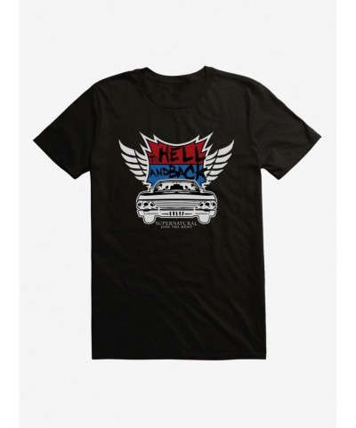 Crazy Deals Supernatural To Hell and Back T-Shirt $8.22 T-Shirts