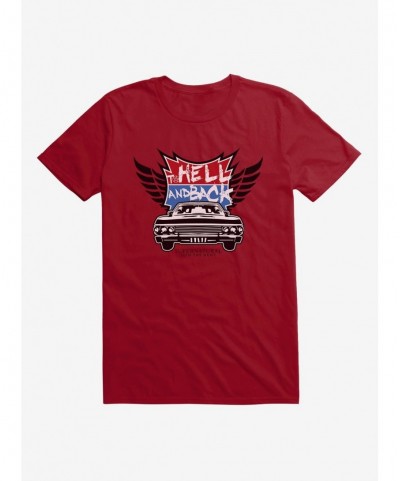 Crazy Deals Supernatural To Hell and Back T-Shirt $8.22 T-Shirts