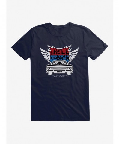 Crazy Deals Supernatural To Hell and Back T-Shirt $8.22 T-Shirts