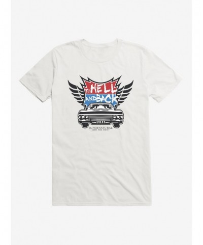 Crazy Deals Supernatural To Hell and Back T-Shirt $8.22 T-Shirts