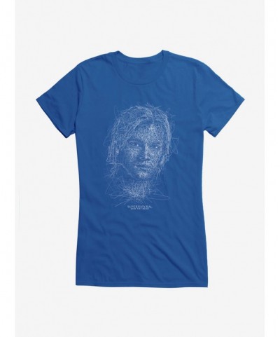 Flash Deal Supernatural Sam Squiggle Sketch Girl's T-Shirt $8.17 T-Shirts