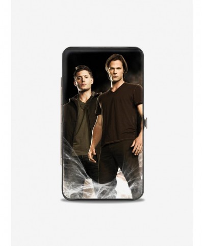 Exclusive Supernatural Dean Sam Standing Pose Join The Hunt Hinged Wallet $6.27 Wallets