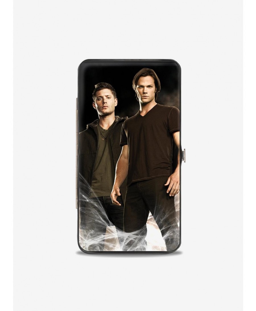 Exclusive Supernatural Dean Sam Standing Pose Join The Hunt Hinged Wallet $6.27 Wallets