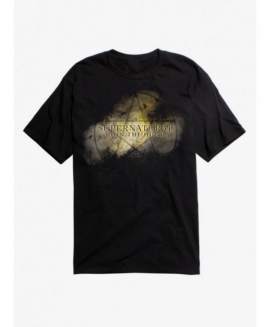 Discount Supernatural The Hunt Star T-Shirt $7.27 T-Shirts