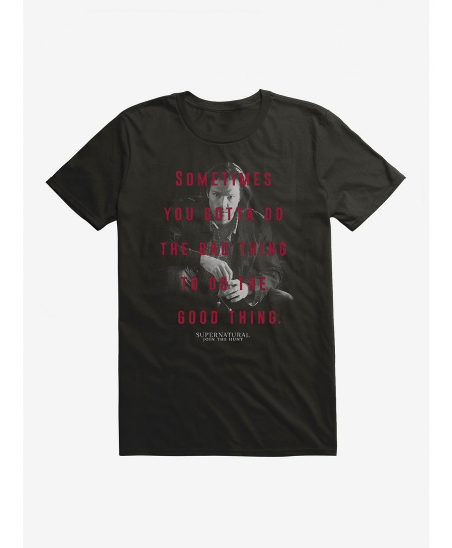 Exclusive Price Supernatural Do Bad To Do Good T-Shirt $8.03 T-Shirts